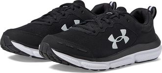 Under Armour Charged Assert 10 Womens Shoes Black/Black/White : 10.5 B - Medium, Textile
