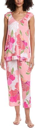 Ellen Tracy 2Pc Cropped Pajama Set