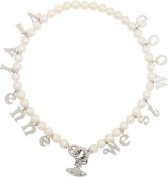 Vivienne Westwood Necklaces, female, White, Size: ONE SIZE Leanne Necklace