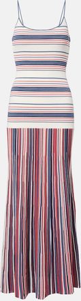 Faithfull The Brand Citara striped cotton-blend maxi dress