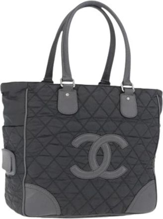 Chanel Borsa Tote Chanel Pre-owned in Nylon Vintage - - Pre-owned - Donna - Grigio - ONE SIZE
