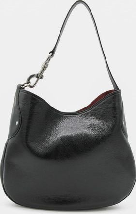 Mulberry Black Leather Hackney Shoulder Bag High Shine