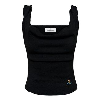 Vivienne Westwood Dames, Tops, Zwart, Maat: M