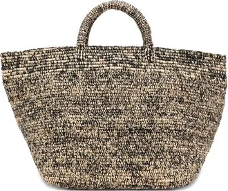 Ibeliv Vanilla Woven Handle Tote Bag