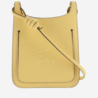 MCM Yellow HIMMEL MINI SHOULDER BAG