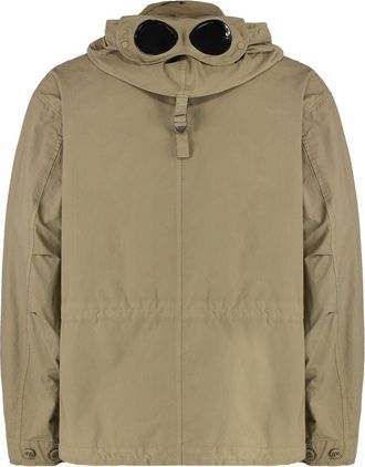 C.P. Company Mens Techno Fabric Jacket - Sage Green - Size Medium