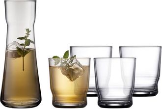 Jelmoli-Shop Karaffe »Lyngby Karaffenset Lissabon 5-teilig, Clear«