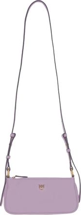Pinko Half Moon Baguette Mini Leather Bag