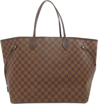 Louis Vuitton Damier Damier Canvas Ebene Damier Canvas Tote Bag (Pre-Owned)