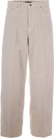 Haikure Beige Straight High Rise Jeans