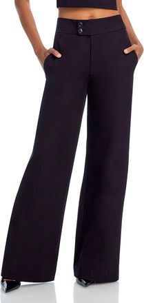 Frame Denim Le Hardy Wide Leg Pants In Black