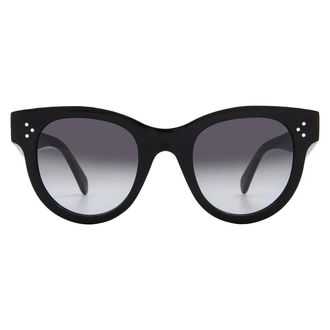 Celine Smoke Gradient Oval Ladies Sunglasses CL4003IN 01B 48