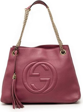 Gucci Pre-owned Gucci Medium Calfskin Soho Chain Tote Ladies U2U4T4E9Q2QZSX2T