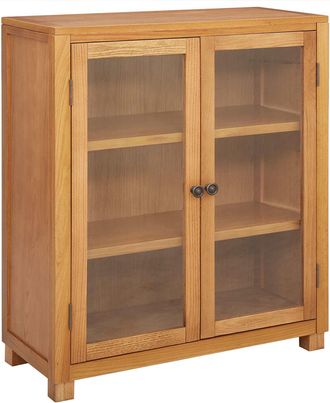 vidaXL Vidaxl Armadietto Marrone 80 X 35 X 95 Cm Legno Di Quercia