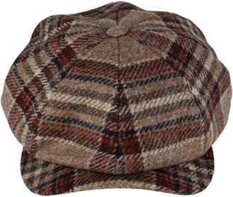 Wigens Mens Tweed Check Melange Classic Newsboy Cap in Beige Melange at Nordstrom, Size 58