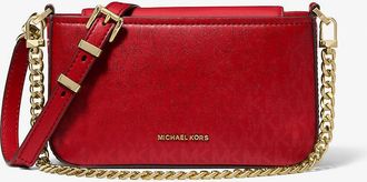 Michael Kors Bryant Small Metallic Signature Logo Convertible Pochette