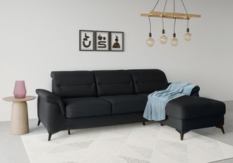 Sit&more Ecksofa »Sinatra L-Form« mit Recamiere, optional mit Kopfteilverstellung und Armteilfunktion