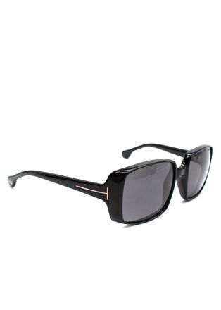 Tom Ford Black Kaya Square-Frame Sunglasses