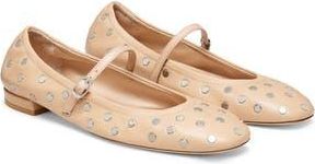 Stuart Weitzman Claris Stud Ballet Flat in Adobe at Nordstrom Rack, Size 8.5