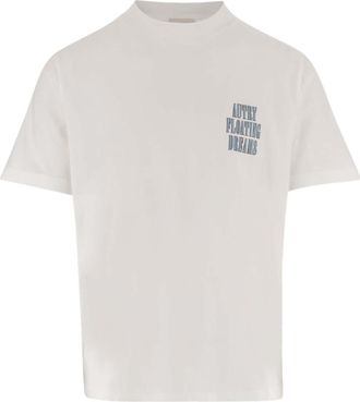 Autry Beige Cotton Logo T-Shirt