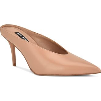 Nine West Verra Pointed Toe Mule in Light Natural at Nordstrom, Size 8.5