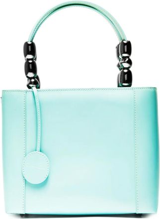 Dior 1999 Malice handbag - women - Patent Leather/Pearl - One Size - Green
