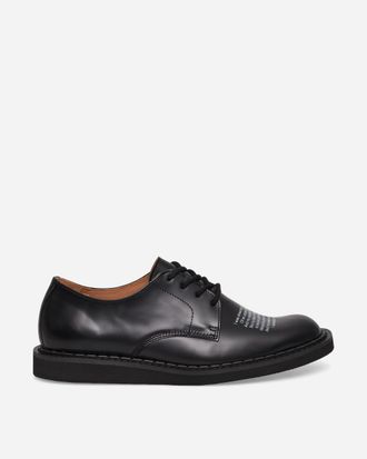 George Cox UNDERCOVER People Have the Power Derby Shoes Black