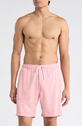 Trunks Surf & Swim Co. Comfort Lined Swim Shorts in Quartz Pink at Nordstrom Rack, Size X-Large