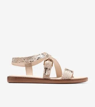 Cole Haan Womens Kami Buckle Sandals - Beige Size 10.5