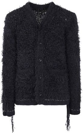 sacai Cardigans - Heren - Vesten - Zwart - M - Truien & Vesten