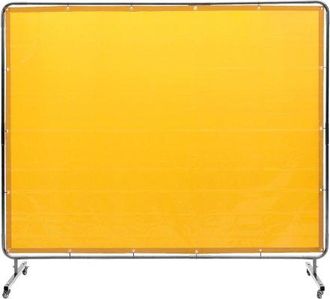 OEM Schwei&szlig;vorhang 1,8 X 2,4m Schwei&szlig;schutzvorhang Aus Flammhemmendem Vinyl Schwei&szlig;schutzwand Mit 4 Schwenkr&auml;dern Und Einem 6-stufigen Uv-schutz Schwei&szlig;er