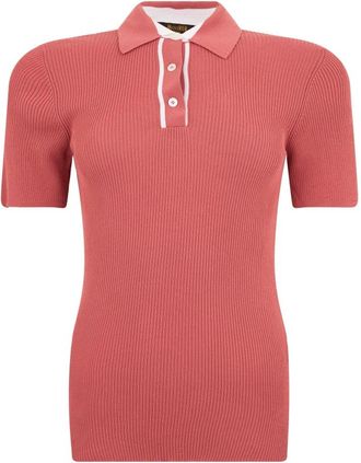 Moorer Ophelia Polo - Dames - Polos - Oranje - XS - Katoen - Tops