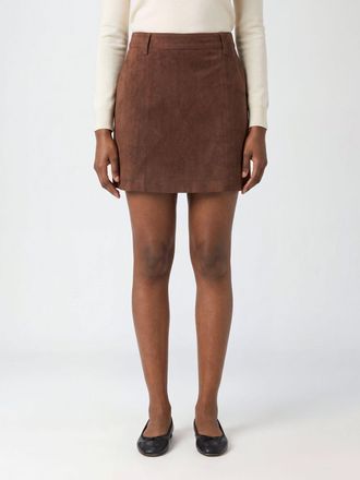 Dunst High-Waisted Suede-Effect Technical Fabric Pencil Mini Skirt