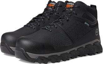 Timberland Ridgework Composite Safety Toe Waterproof Mid Mens Work Lace-up Boots Black 1 : 8 D - Medium, Leather