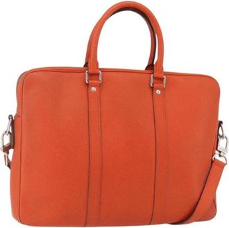 Louis Vuitton Pre-owned Handbags, male, Orange, Size: ONE SIZE Pre-owned Handbag