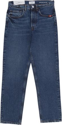 Amish Straight Denim Heren Jeans - Heren - Regular Fit Jeans - Blauw - W36 - Denim - Jeans