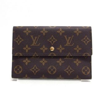 Louis Vuitton Monogram Brown Monogram Canvas Long Wallet (Tri-Fold) (Pre-Owned)