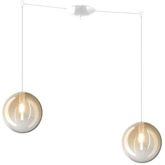Top-Light Top-light - Lampadario top light eclipse 1184 bi s2 s am g9 led vetro sfera ambra