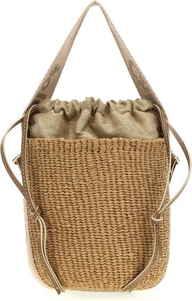 Chlo&eacute; Natural Woody Small Bucket Bag
