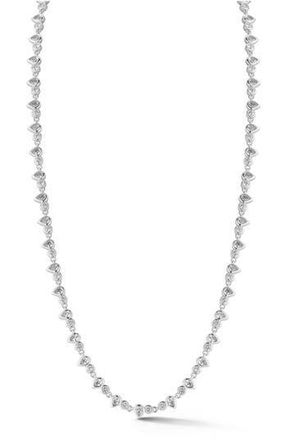 Glaze Jewelry Cubic Zirconia Tennis Necklace in Silver at Nordstrom Rack