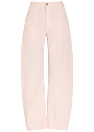 Alaia Barrel-leg Jeans - Light Pink - 38 (UK10 / S)