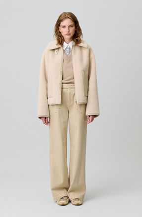 Claudie Pierlot Shearling-Effect Coat