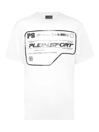 Plein Sport graphic-print cotton T-shirt - White