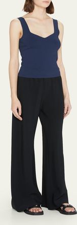 Vince Sweetheart-Neck Tank Top