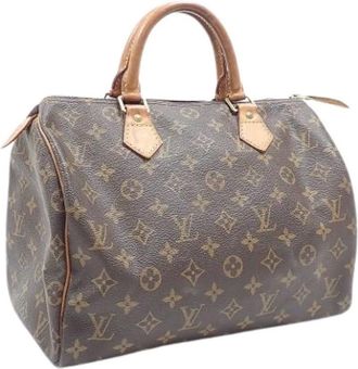 Louis Vuitton Pre-owned Handbags, female, Brown, Size: ONE SIZE Pre-owned Monogram Handbag