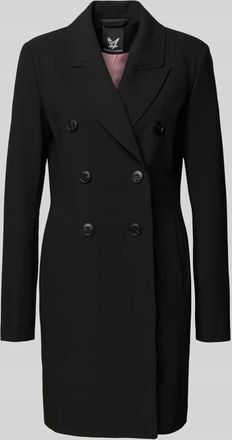 Fuchs Schmitt Regular Fit Mantel mit Viskose-Anteil in Black, Gr&ouml;&szlig;e 38