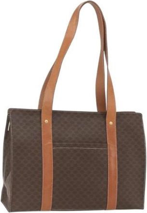 Celine Pre-owned Plastic Tote Bag - Dames - Vintage Shopper - Bruin - ONE Size - Vintage