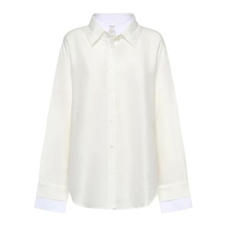 Acne Studios Shirts, female, White, Size: XS Layered Shirt