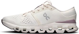 On Womens Cloud X 4 Sneaker In Ivory Heron