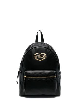 Love Moschino Zaino con applicazione - Nero